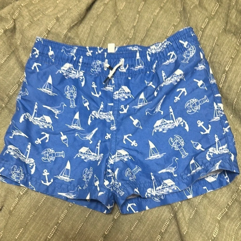 EUC Janie & Jack Nautical Swim Trunks 2T